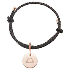 RADIANT STAR 璀璨之星 自訂 占星物語可換墜飾星座符號可調式真皮編織手環 VRS148-159