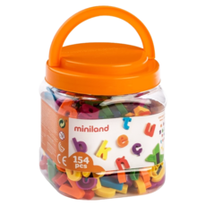 Miniland 磁性小寫字母套裝 154片, 1組
