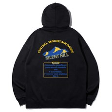 ALVINCLO 印花寬鬆連帽T恤 AVH-864