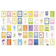 CARD LOVER 信的戀人 私語瀰漫系列 硫酸紙素材本, 萬種心碎, 1本, 100張
