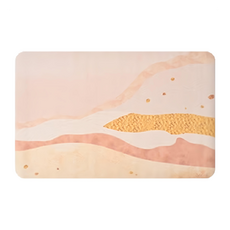 Craftsman In Storage 收納職人 輕奢北歐風彈力超吸水珪藻泥軟式地墊, 1個, 爵士酒廊 粉色