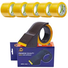 Shin Hung 中包裝 65mic 50m 透明 6入 + Tonico 切割器組合, 1套