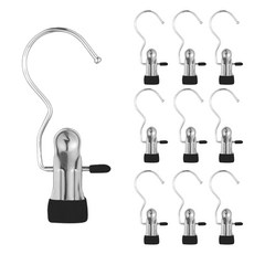 Salthong 不鏽鋼多用途夾, 黑色, 10個