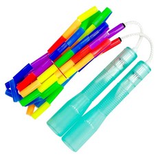 JFROPE 閃亮兒童彩虹珠跳繩, 薄荷綠