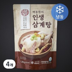 백종원 인생 삼계탕 (냉동), 1.2kg, 4개