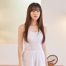 Jino Jino 豐基人造絲附胸墊細肩帶背心