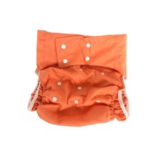男女通用成人布尿布 15號 橘色圓點款 均碼, 1件, 1個