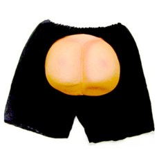 스투피드 NEW 엉덩이 바지, 블랙