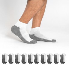 에이원패션 남성용 실속형 투칼라 초미니 양말 10켤레