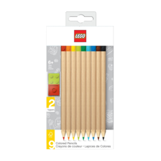 LEGO 樂高 經典系列積木彩色鉛筆 搭配積木套件, 9色, 9支