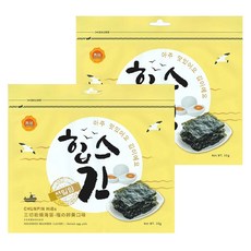 chun pin 雋品 HiBs 三切岩燒海苔 塩の卵黃口味, 30g, 2包