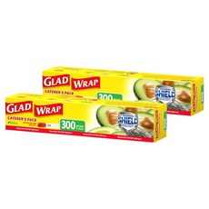 glad 佳能 pe 保鮮膜, 33cm, 300m, 2個