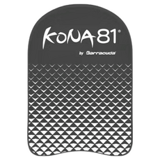 Barracuda 巴洛酷達 大浮板 300646 黑印KONA81白 + 菱紋銀877C 44 x 28.5 x 3cm, 黑色 + 白色 + 銀色