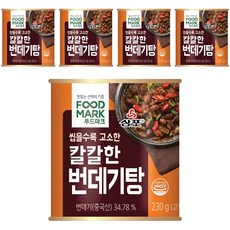 Daesang Food Mark 菊花辣湯, 230g, 5個