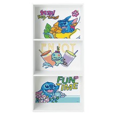 收納王妃 迪士尼 三層空櫃, 珍奶史迪奇