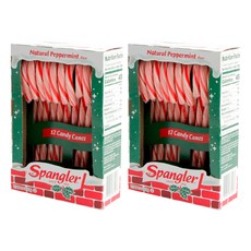 Spangler 薄荷拐杖糖 紅色白色 12支入, 150g, 2盒