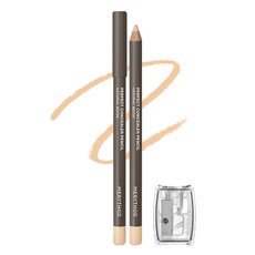 MERYTHOD Perfect 遮瑕筆+削筆器組, 02 Natural Beige, 1組