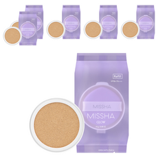 미샤 글로우 레이어링 핏 쿠션 리필 14g, 23호 샌드, 6개