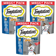 Temptations 喵愛餡 雞肉口味 貓零食, 化毛配方, 130g, 3包