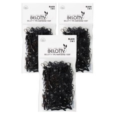 Velotti 高彈發彈力中號 100p, 啞光黑, 3個