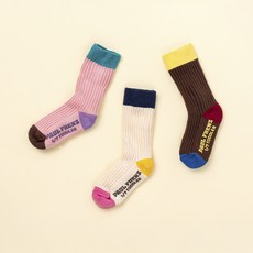 PAUL FRENZ 兒童單一尺寸中長筒襪3雙組