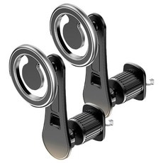 magsafe 磁吸手機支架 出風口加長桿款 D19, 銀色, 2個