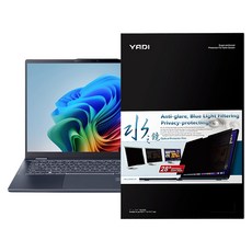 YADI 亞第 插卡隱貼 16:10 水之鏡防窺片 Acer Swift14 SF14 51 7219專用 PF4PPB-W140, 透明色, 1片
