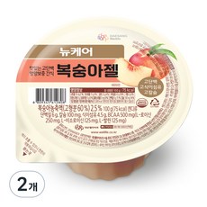 뉴케어 복숭아젤, 100g, 2개