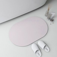 Salt Hong吸水珪藻土腳踏墊, 粉色