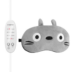 E-WARMER 伊暖兒 USB調溫定時電動按摩眼罩, ZF1513, 灰貓
