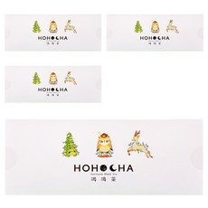 HOHOCHA 喝喝茶 動物三角立體茶包禮盒, 紅玉 3包 + 阿薩姆 2包 + 紅韻 2包 + 山茶紫芽 2包, 27g, 4盒