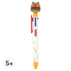 데일리라이크 마이 버디 피규어 볼펜 0.5mm, 5개, 01동구