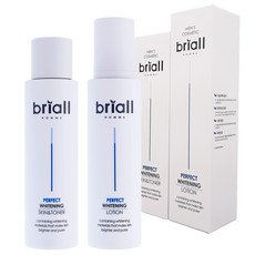 Briall HOMME 男士完美亮白護膚組 化妝水+乳液, 1套