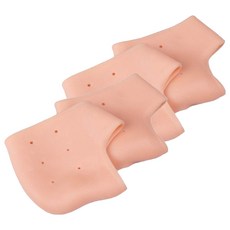 코모스코 발관리 실리콘 뒷꿈치 패드 베이지, 60g, 2개, 2개입