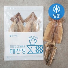 해선생 포항시 인증 원양산 잘 마른 건오징어 2미 (냉동), 160g, 1개