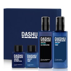 DASHU 男士深層保濕化妝水+多合一保濕乳液4件組, 化妝水(153ml+30ml)+乳液(153ml+30ml)+提袋, 1組