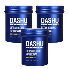 DASHU 男士超強定型持久造型髮蠟, 100ml, 3罐