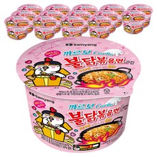 불닭볶음면 까르보 큰컵 105g, 15개