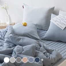 柔軟親膚水洗薄被, 藍色