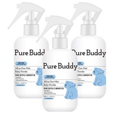 퓨어버디 반려동물 올인원 미스트 베이비파우더향, 200ml, 1개입, 3개