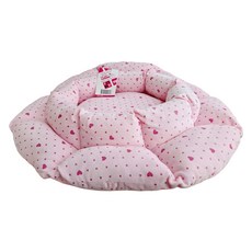 iCat 寵喵樂 花開富貴暖暖窩 經典包覆式睡窩 一體成型 可機洗, 花苞款, 1個