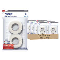 3M Nexcare 通氣膠帶, 2捲, 8包