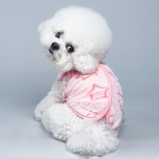 DOG-i 狗狗衣服 星星睡眠背心, 粉紅色