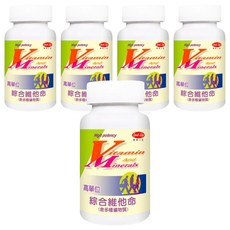 good Life 得意人生 綜合維他命錠, 60顆, 5罐