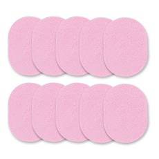 엘로브 클렌징 세안 해면 스펀지 15mm, 10개, 핑크