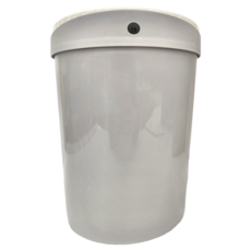 aibo USB充電 自動掀蓋智能感應垃圾桶 12L, 24 x 24 x 33cm, 灰色