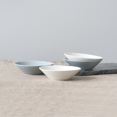 BOWLBOWL Urban Daily 點心碗, 亞麻白+法式灰, 4個