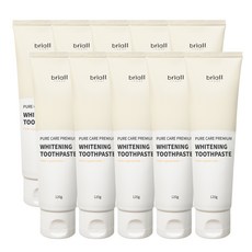 Briall HOMME Pure優質亮白牙膏, 120克, 10個