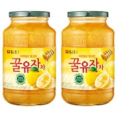 담터 꿀유자차, 1kg, 2개, 1개입