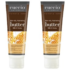 CUCCIO 古希歐 高效保濕乳霜，牛奶蜂蜜，4oz, 2個